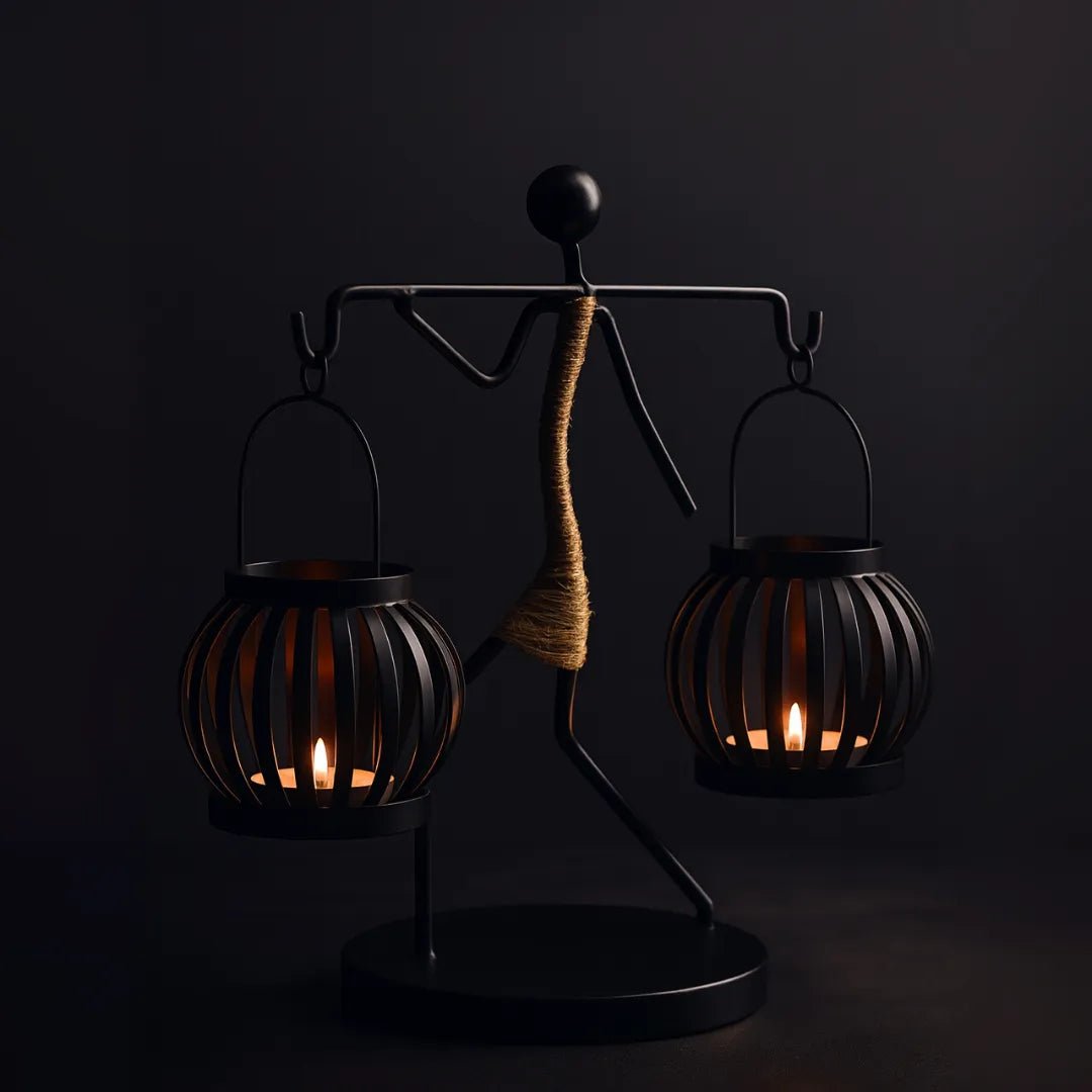 Castiçal de Velas em Metal - Luci Express - Luci