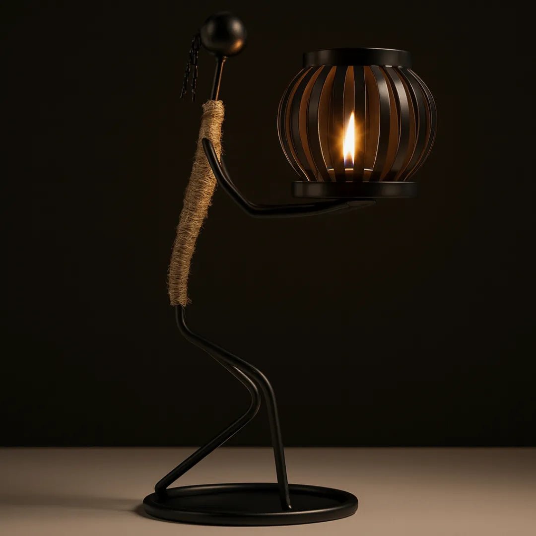 Castiçal de Velas em Metal - Luci Express - Luci