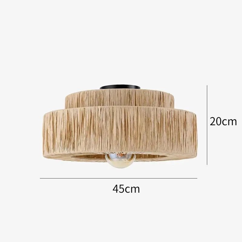 Exquisite Japandi Rattan Pendant Light for Elegant Spaces - Luci