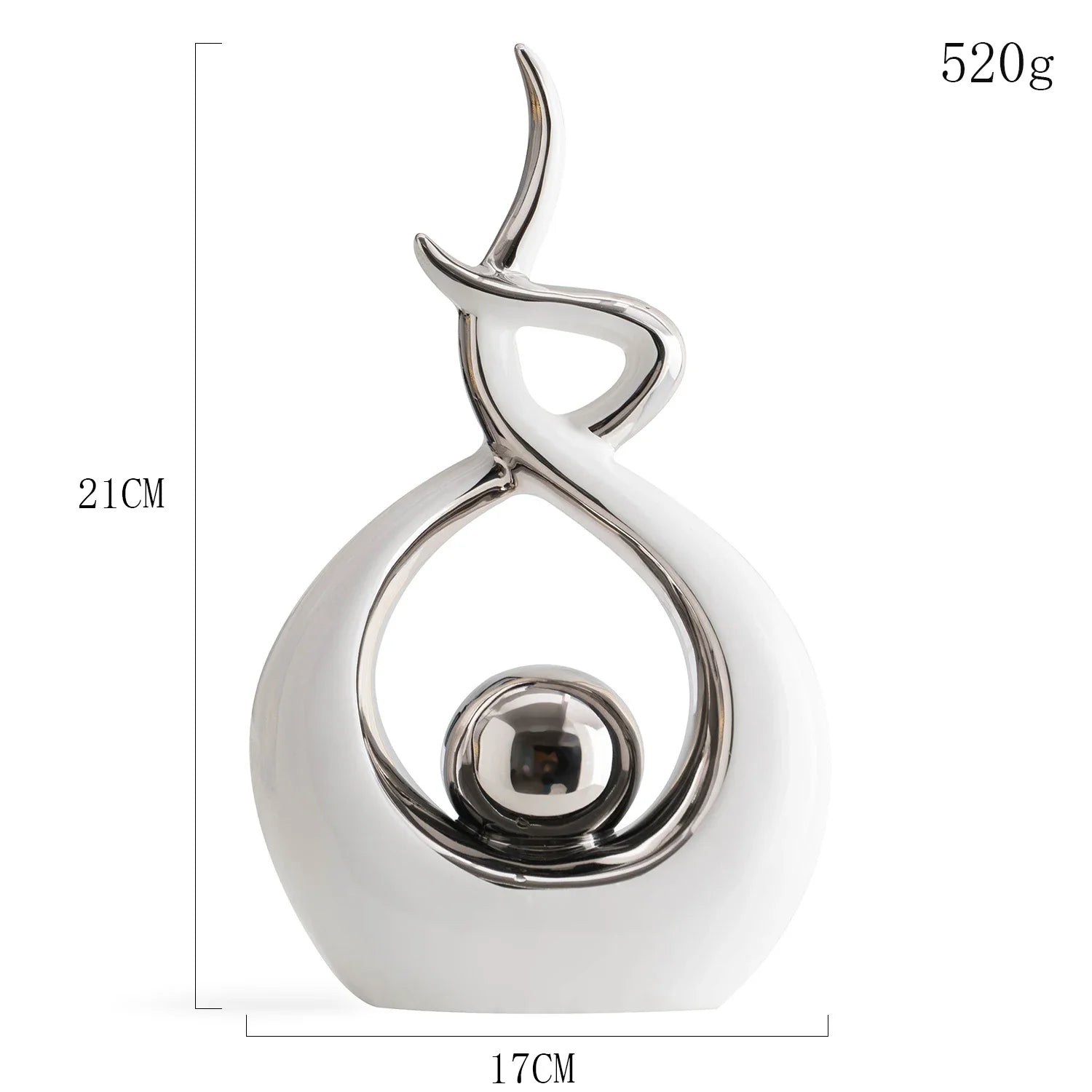 Modern Ceramic Art Sculpture - Elegant Home Decor - Luci