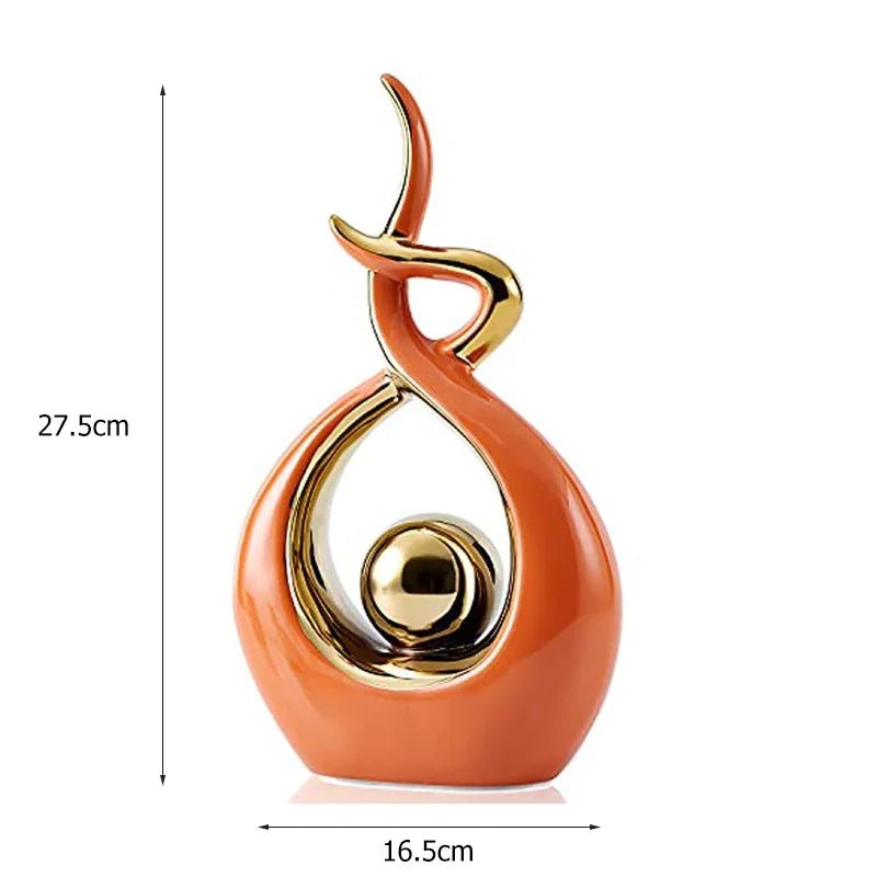 Modern Ceramic Art Sculpture - Elegant Home Decor - Luci