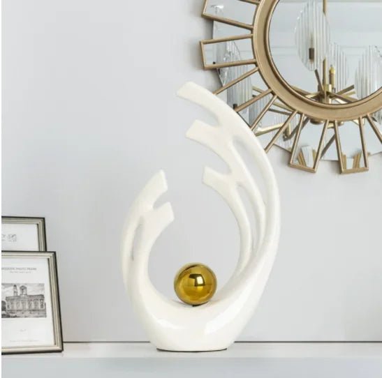 Modern Ceramic Art Sculpture - Elegant Home Decor - Luci