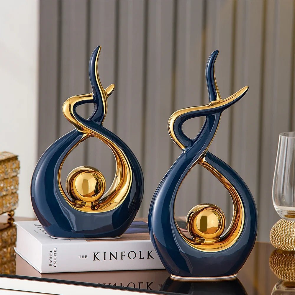 Modern Ceramic Art Sculpture - Elegant Home Decor - Luci