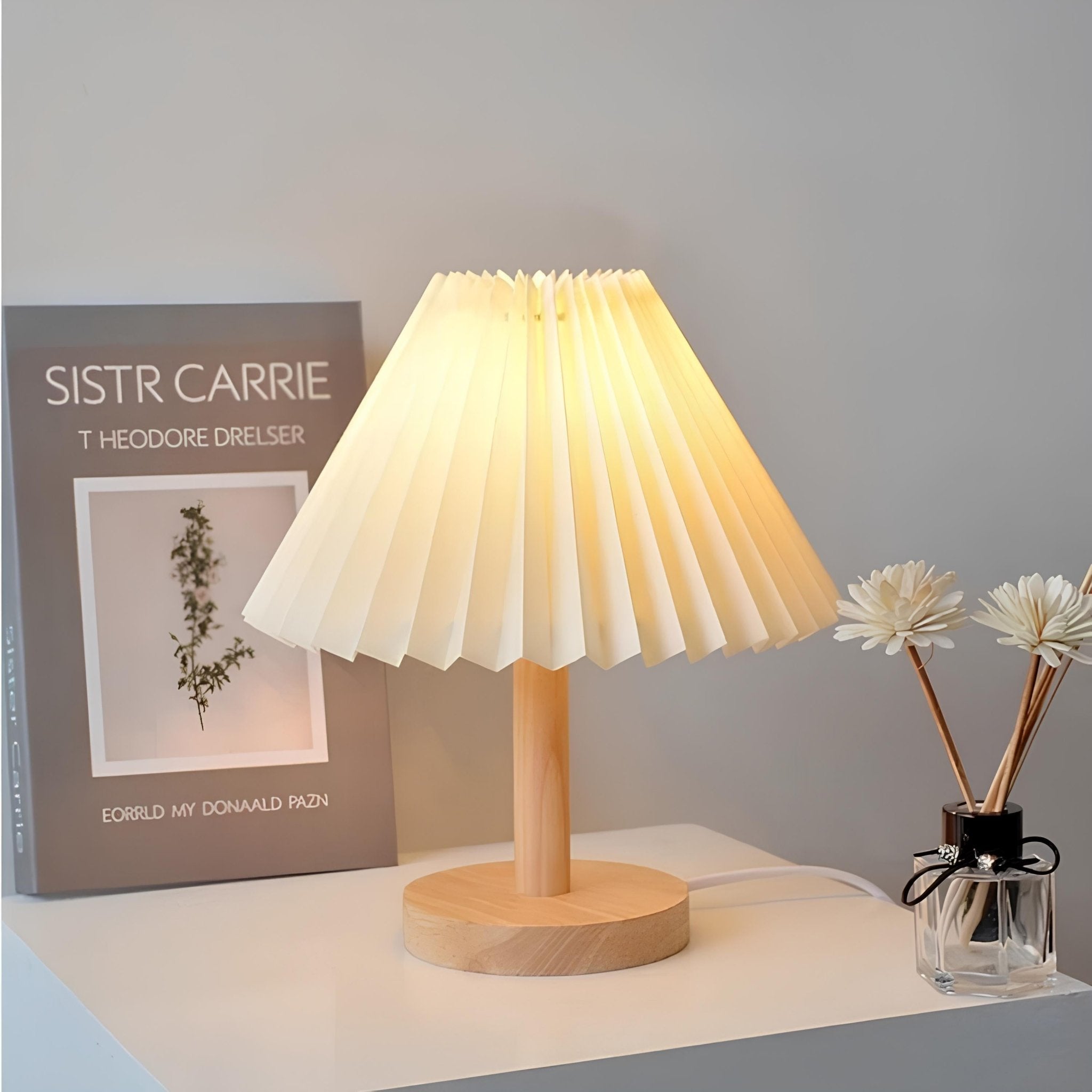 Abajur Mini Plissado Iluminação LED USB - Luci Express - Luci