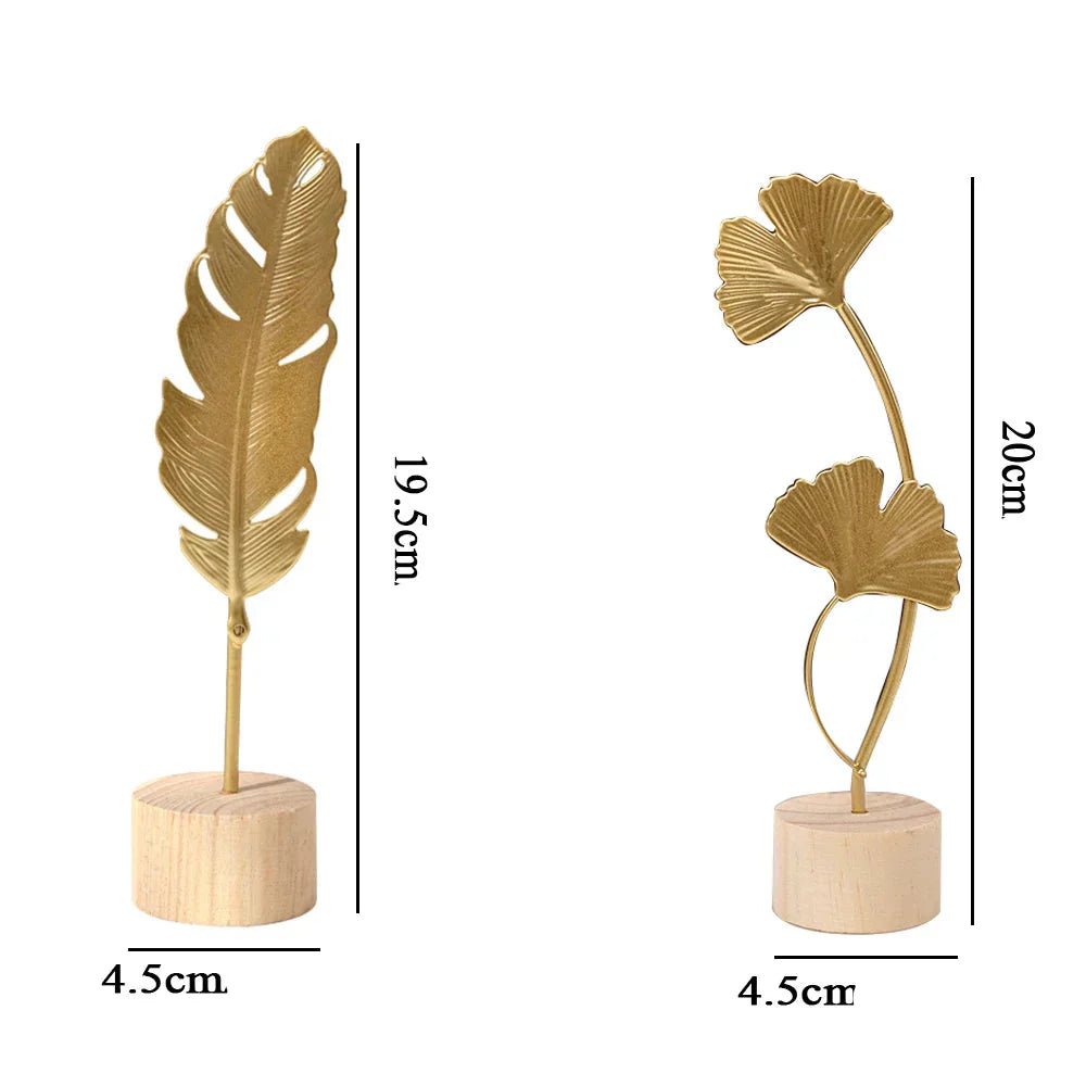 Escultura Decorativa Folha - Luci - Luci