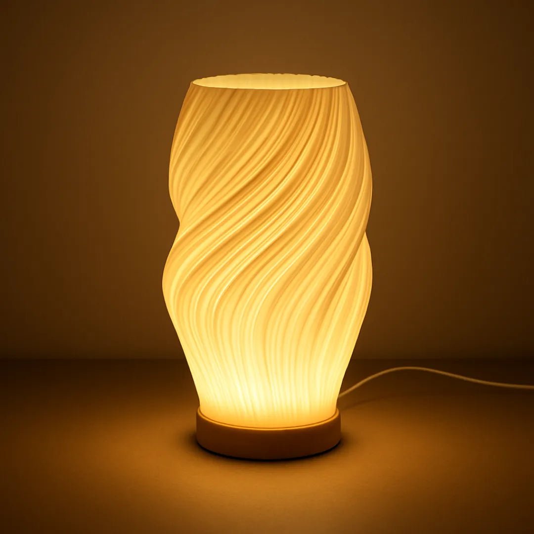 Luminária LED Decorativa de Mesa Impressão 3D – Luci Express - Luci