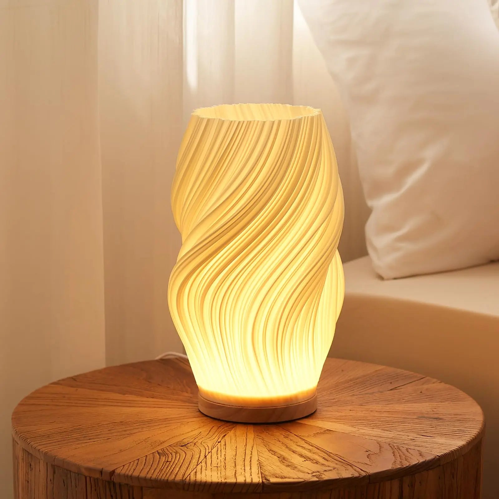 Luminária LED Decorativa de Mesa Impressão 3D – Luci Express - Luci
