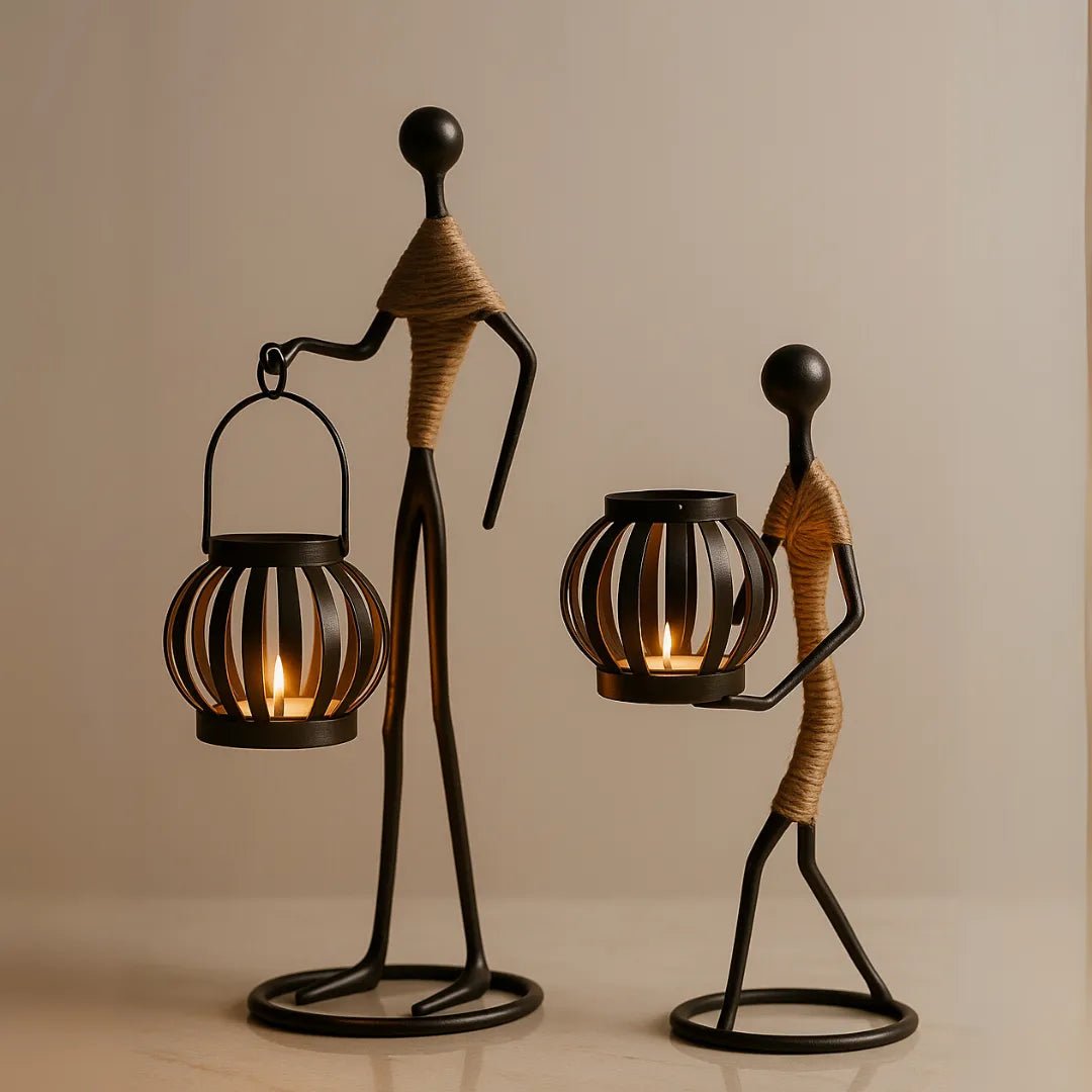 Castiçal de Velas em Metal - Luci Express - Luci