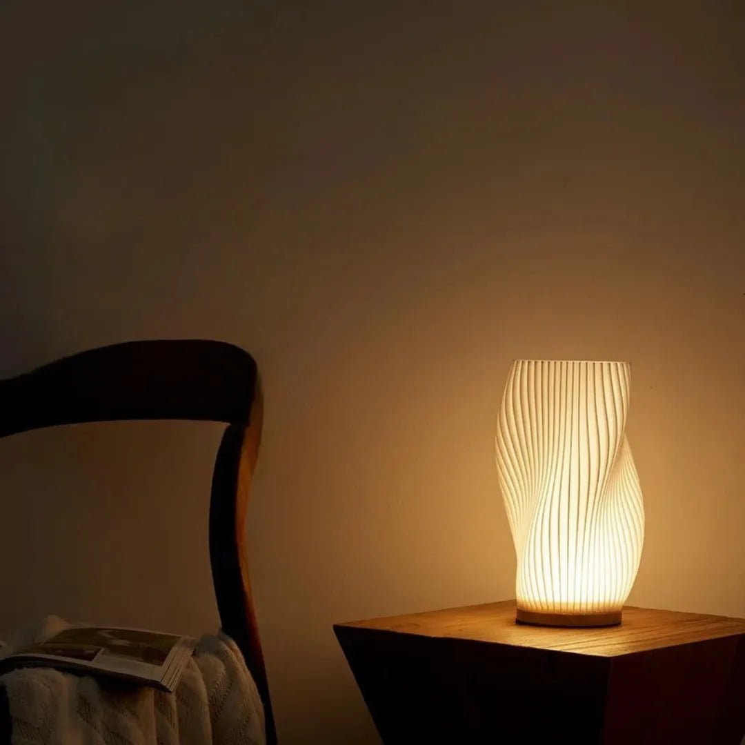 Luminária LED Decorativa de Mesa Impressão 3D – Luci Express - Luci