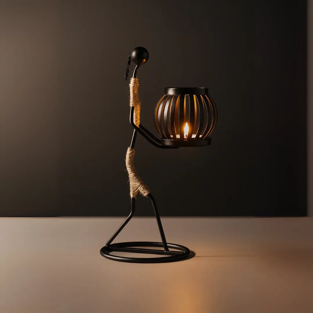 Castiçal de Velas em Metal - Luci Express - Luci