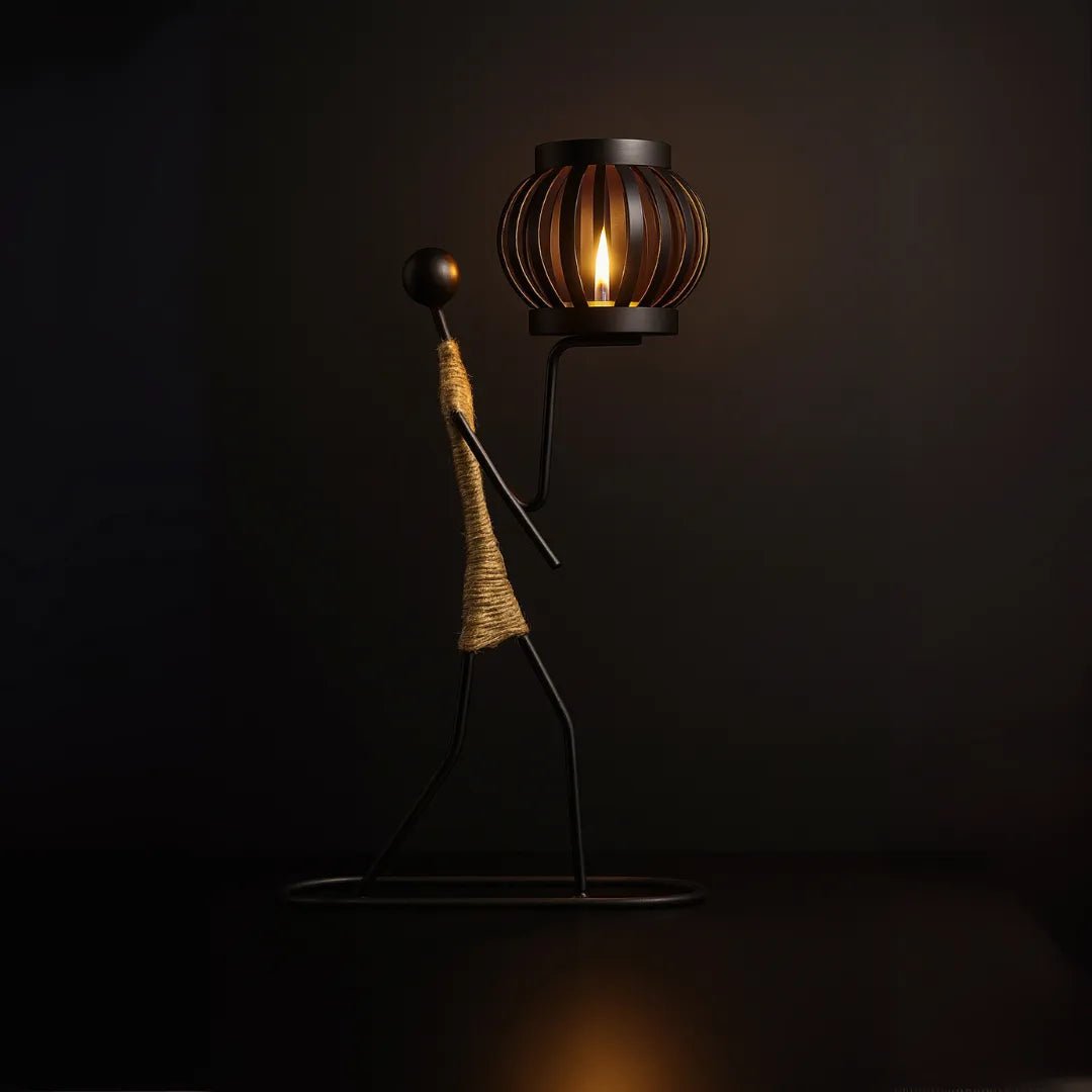 Castiçal de Velas em Metal - Luci Express - Luci