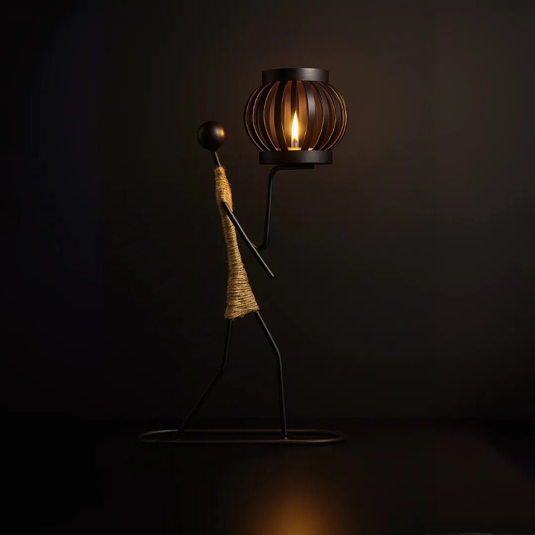 Castiçal de Velas em Metal - Luci Express - Luci