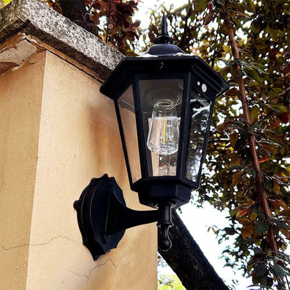 Vintage Solar Garden Wall Light