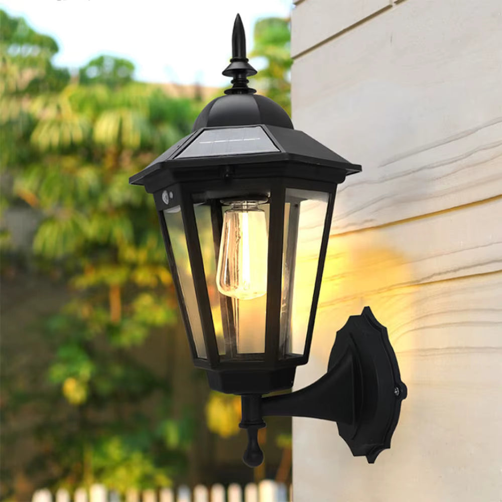 Vintage Solar Garden Wall Light