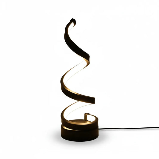 spiral table lamp