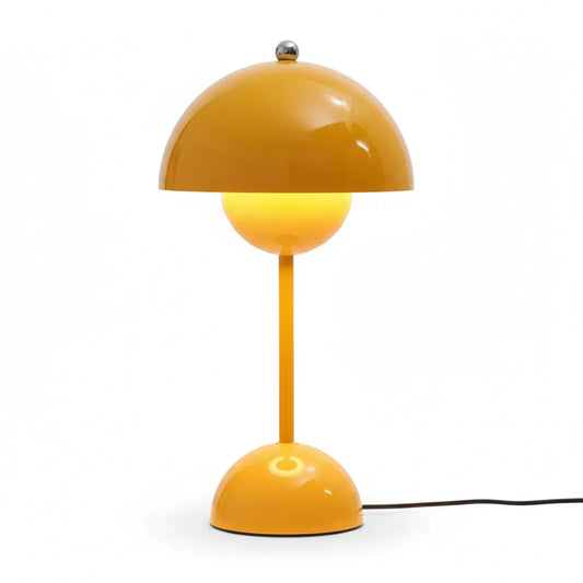 Yellow table lamp 