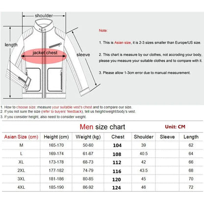 Heated Gilet — 9 Zones, USB Powered, 3 Heat Settings