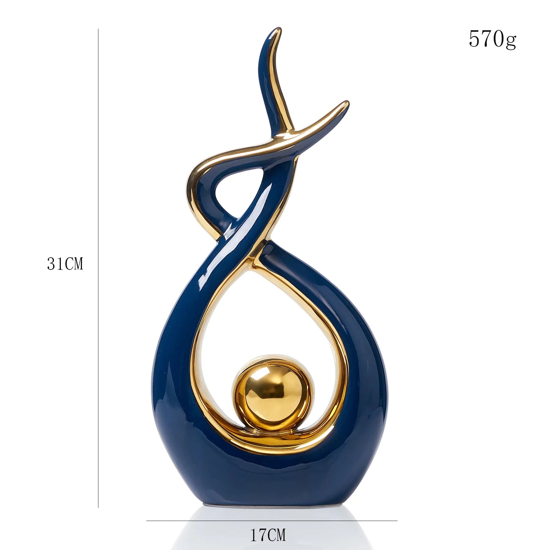 Modern Ceramic Art Sculpture - Elegant Home Decor - Luci