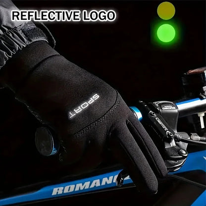 Touchscreen Winter Gloves — Windproof Thermal, Unisex