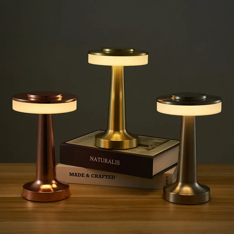 Rechargeable Table Lamp Touch Dimmable Ambient - Luci