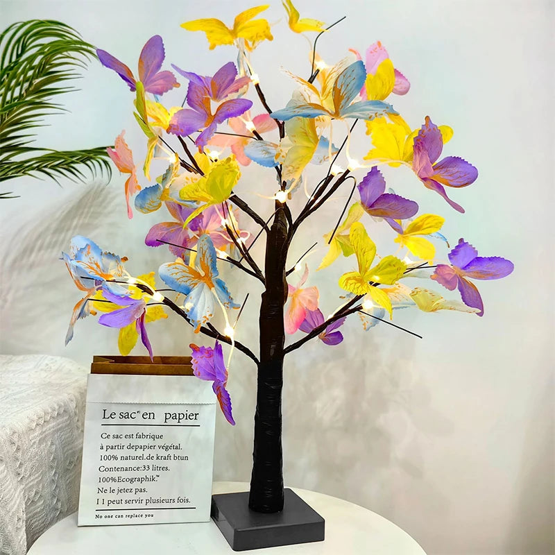 Butterfly LED Tree Table Lamp