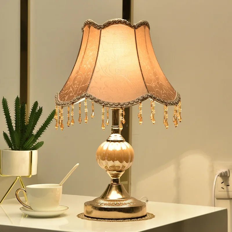 Elegant European Table Lamp for Bedroom 