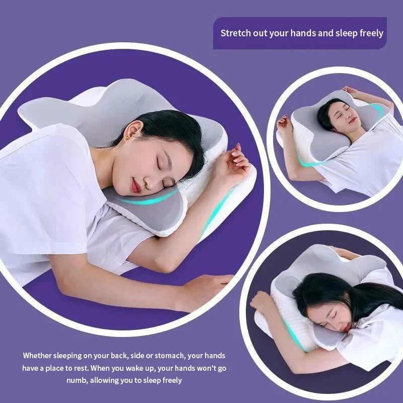 Butterfly Cervical Pillow — Memory Foam Neck Support