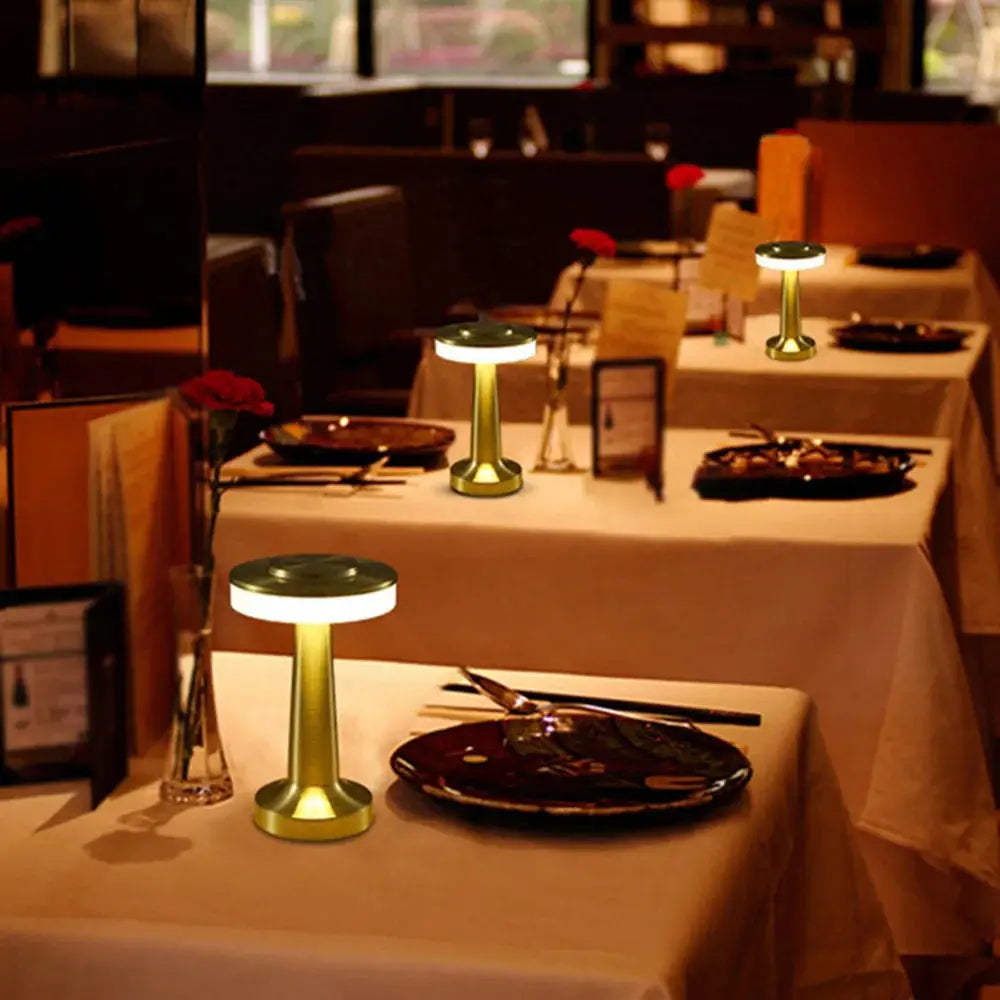 Rechargeable Table Lamp Touch Dimmable Ambient - Luci