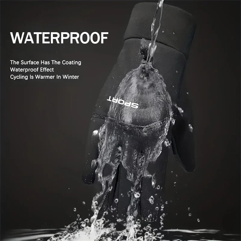 Touchscreen Winter Gloves — Windproof Thermal, Unisex