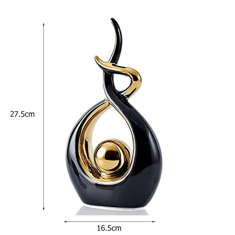 Modern Ceramic Art Sculpture - Elegant Home Decor - Luci