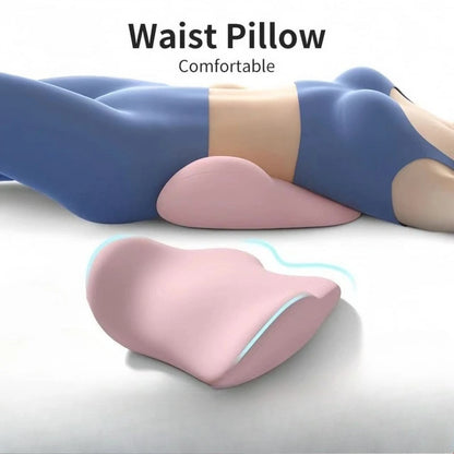 Memory Foam Lumbar Support Cushion — Office Chair & Car