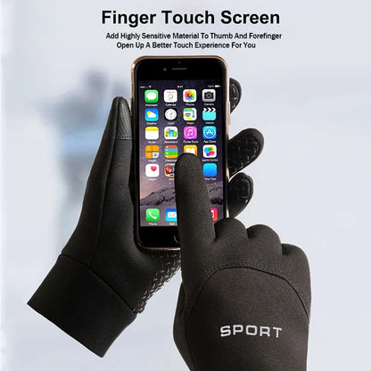 Touchscreen Winter Gloves — Windproof Thermal, Unisex