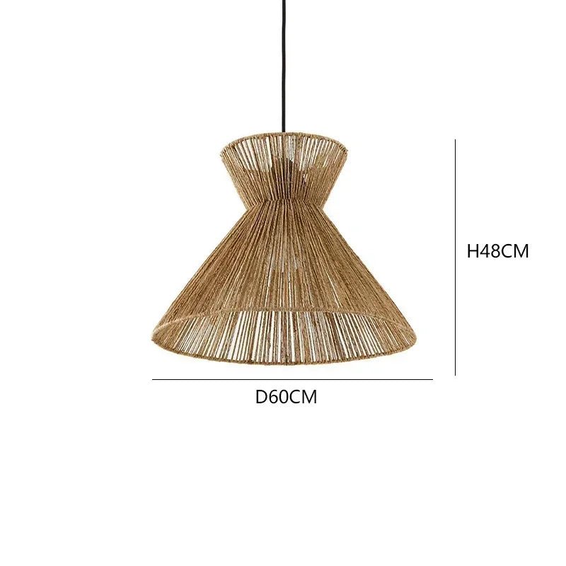 Handwoven Rattan Pendant Light - Vintage Charm for Modern Homes - Luci