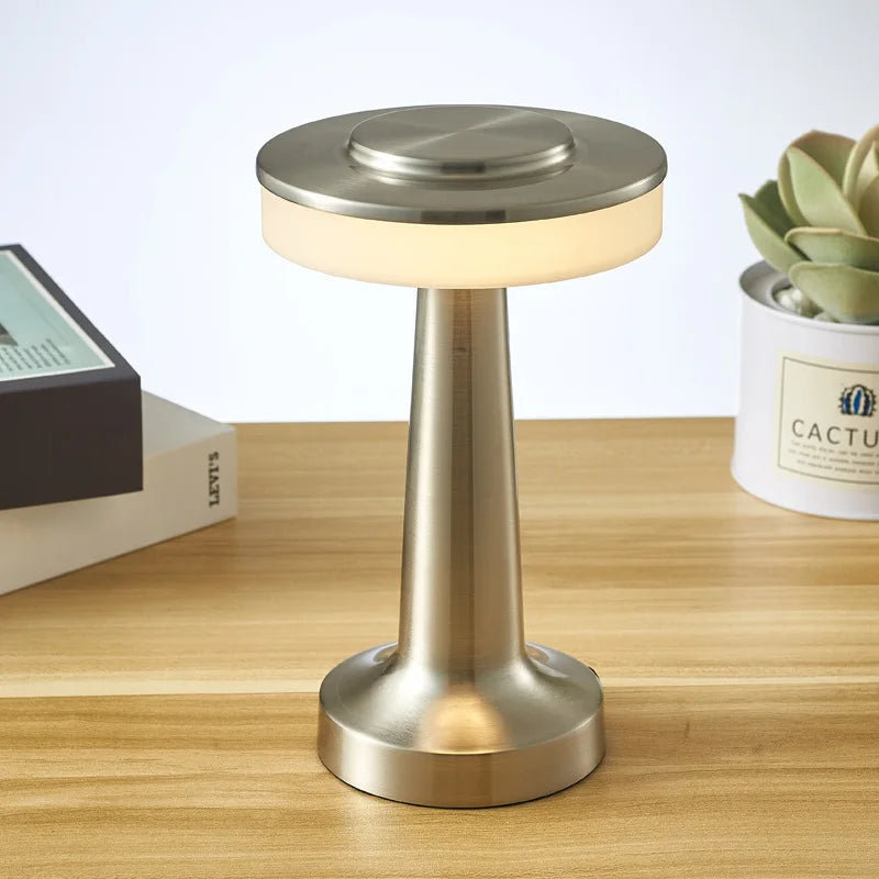 Rechargeable Table Lamp Touch Dimmable Ambient - Luci