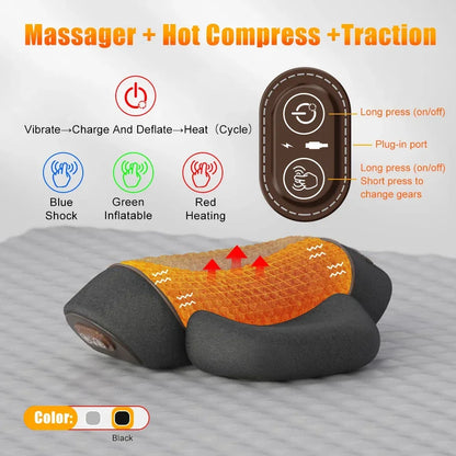 Heated Neck Pillow, Warmth, Massage & Lift