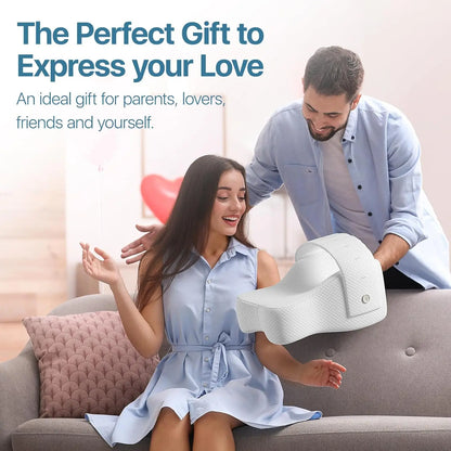 Memory Foam Knee Pillow — Leg Support for Side Sleepers