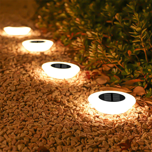 Solar Ground Disk Lights 