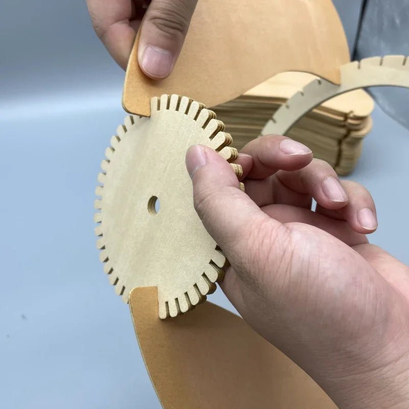 Pendant Wood Pumpkin Light - Modern Handmade Decor - Luci