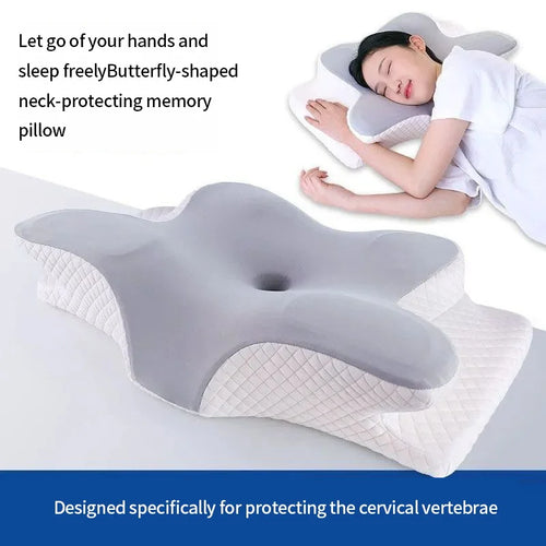 Butterfly Cervical Pillow — Memory Foam Neck Support