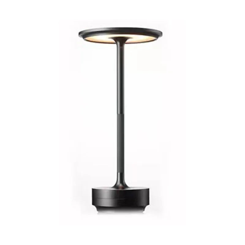 Rechargeable LED Table Lamp – Modern Touch Dimmable Bedside Lamp with Aluminium Design