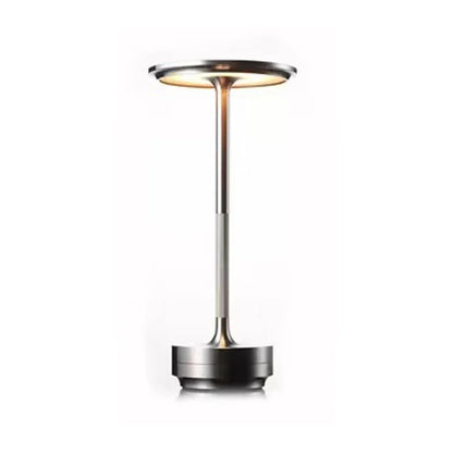 Rechargeable LED Table Lamp – Modern Touch Dimmable Bedside Lamp with Aluminium Design