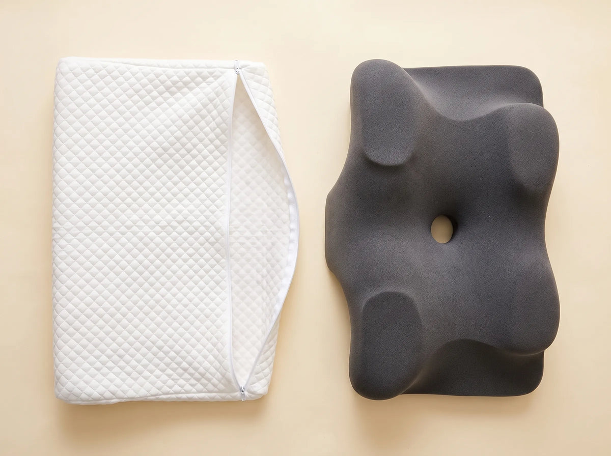 Contour Memory Foam Pillow — Two Heights in One