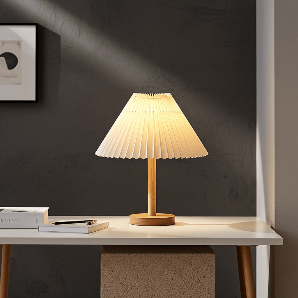 Abajur Mini Plissado Iluminação LED USB - Luci Express - Luci