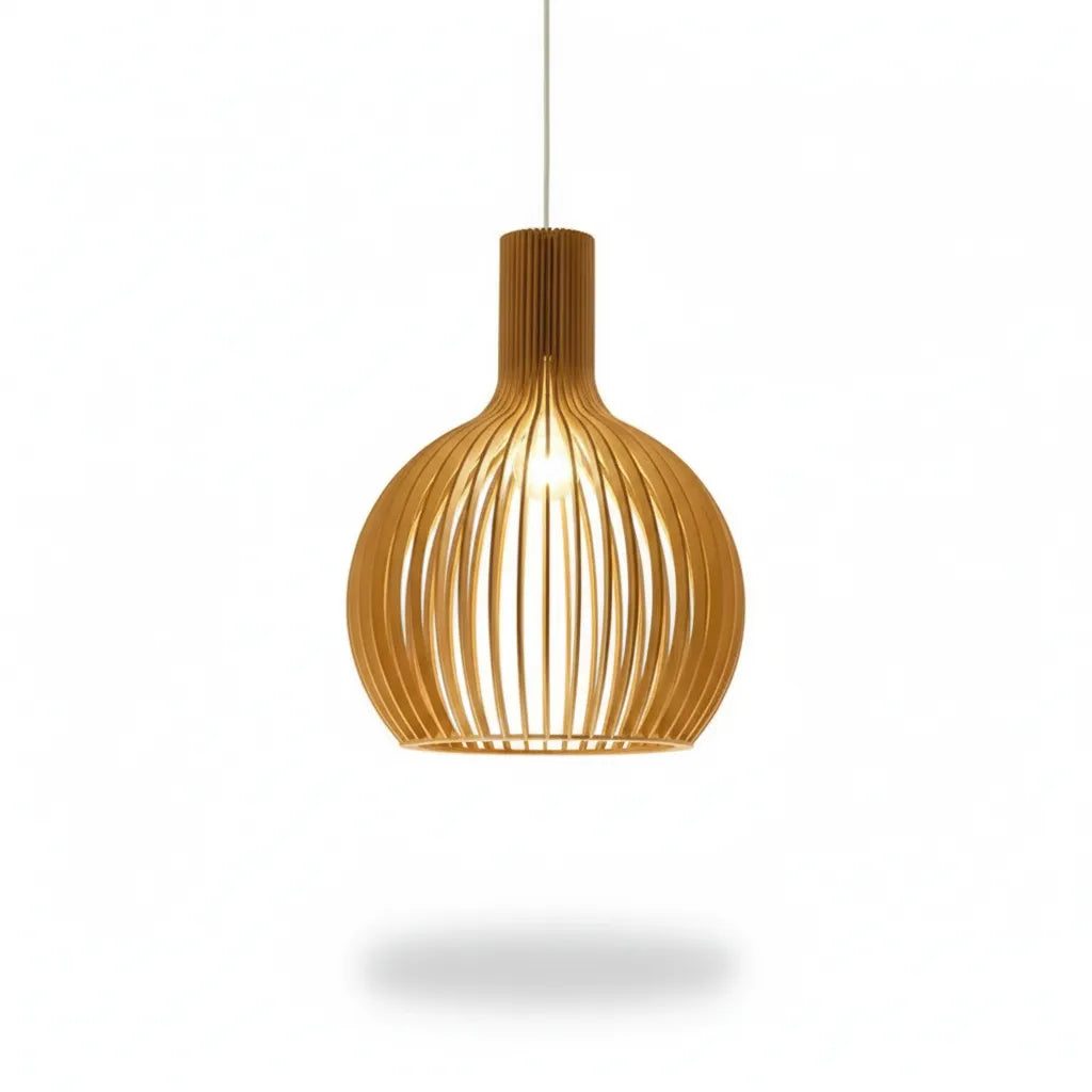 Wooden pendant lamp 