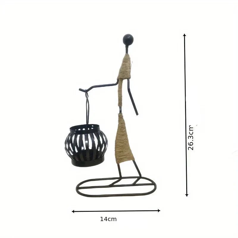Castiçal de Velas em Metal - Luci Express - Luci