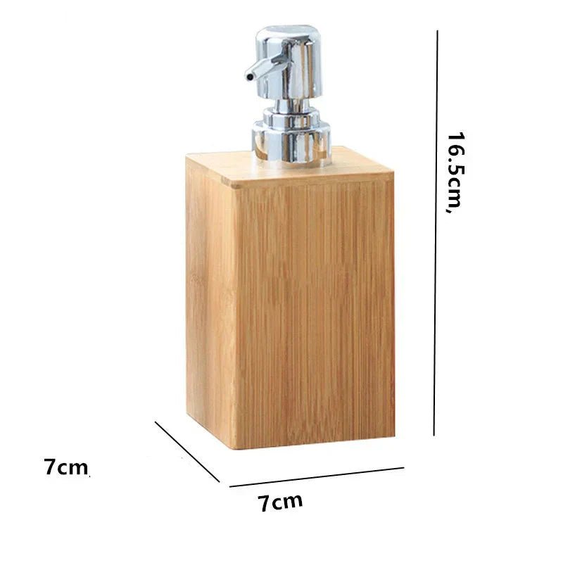 Dispenser de Sabonete Líquido em Bambu 280mL - Luci Express - Luci