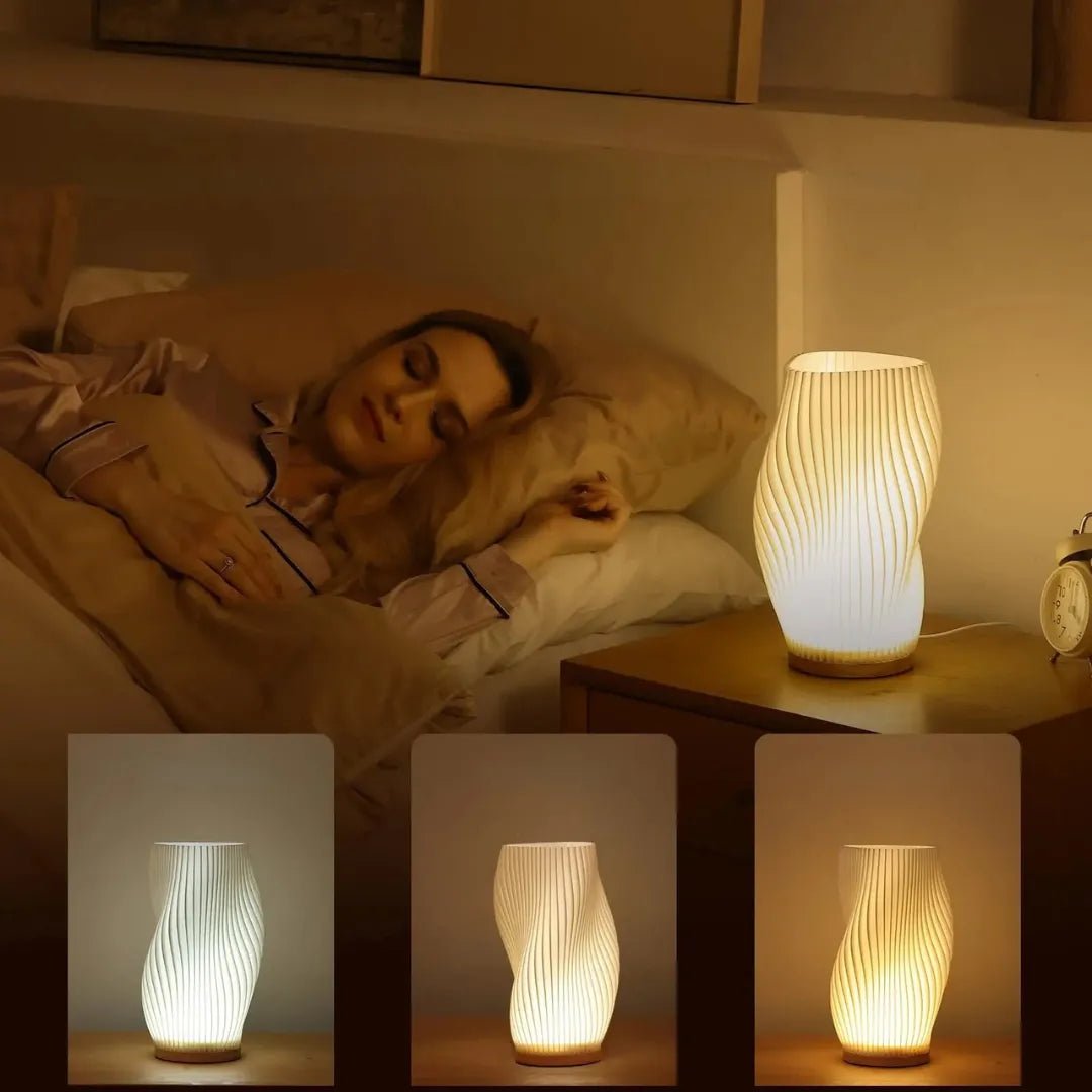 Luminária LED Decorativa de Mesa Impressão 3D – Luci Express - Luci