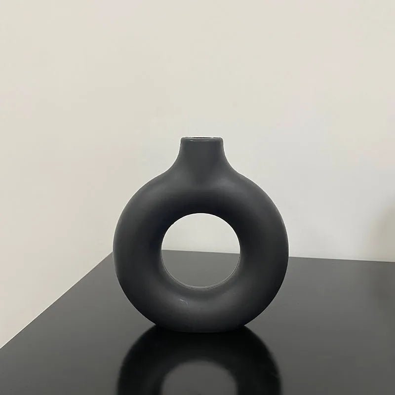 Vaso Donut – Minimalismo e Estilo para Sua Estante - Luci